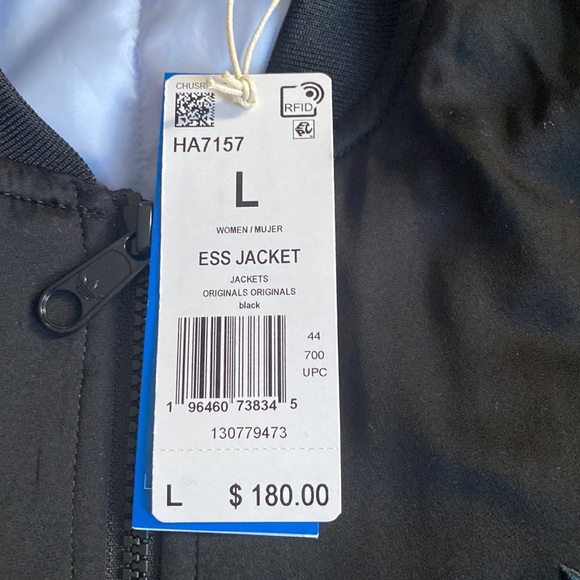 NWT Adidas original bomber Jacket L❤️❤️❤️ - Picture 10 of 10
